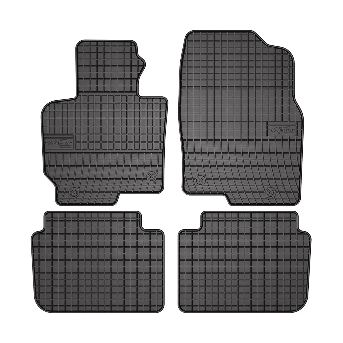 Mazda CX-5 Floor Mats - Omac - El Toro Rubber - Black - '13-'16